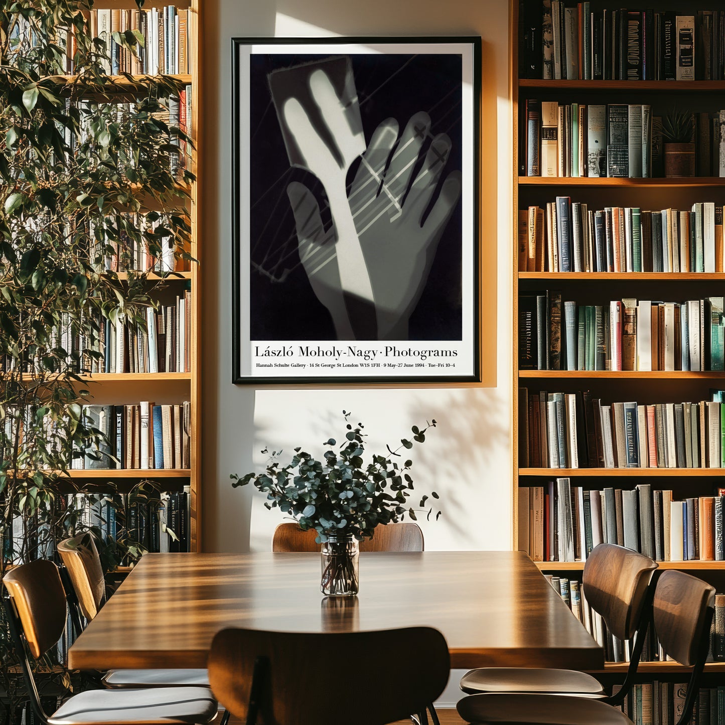 László Moholy-Nagy Photograms Exhibition Poster Print