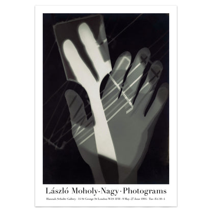 László Moholy-Nagy Photograms Exhibition Poster Print