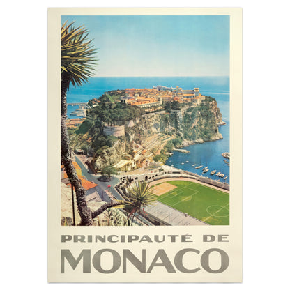 1960s Monaco Travel Poster