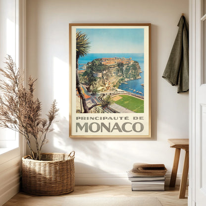 1960s Monaco Travel Poster