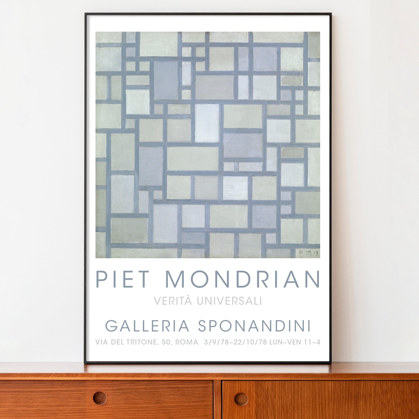 Piet Mondrian Exhibition Poster