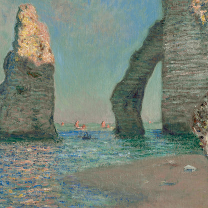 Claude Monet 'The Cliffs At Étretat' Exhibition Poster