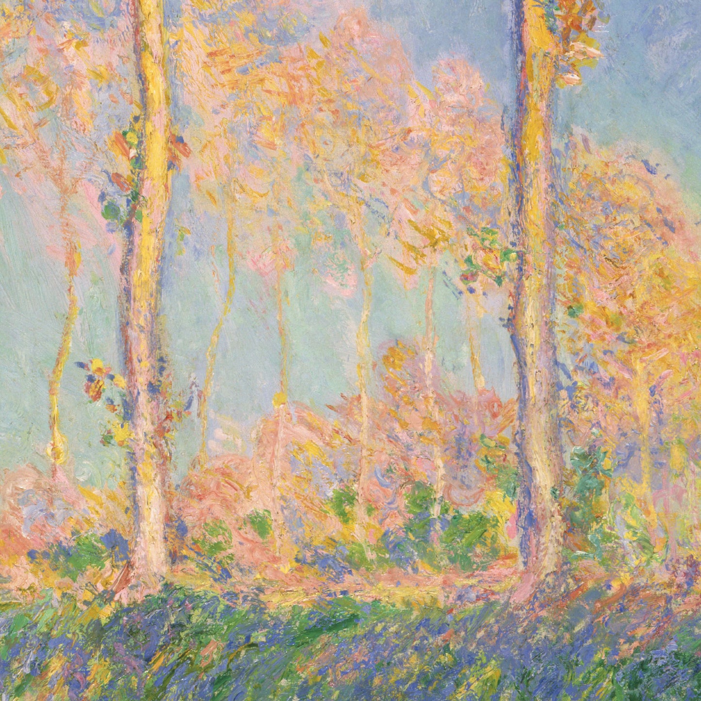 Claude Monet Exhibition Poster - 'Poplars', 1891
