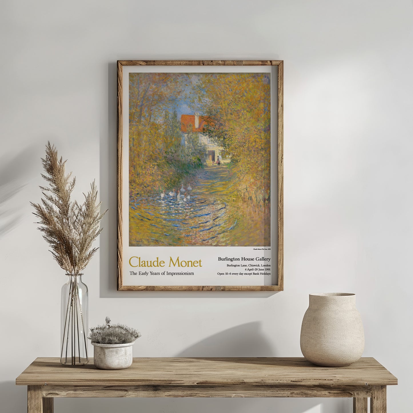 Claude Monet 'The Geese' Exhibition Poster