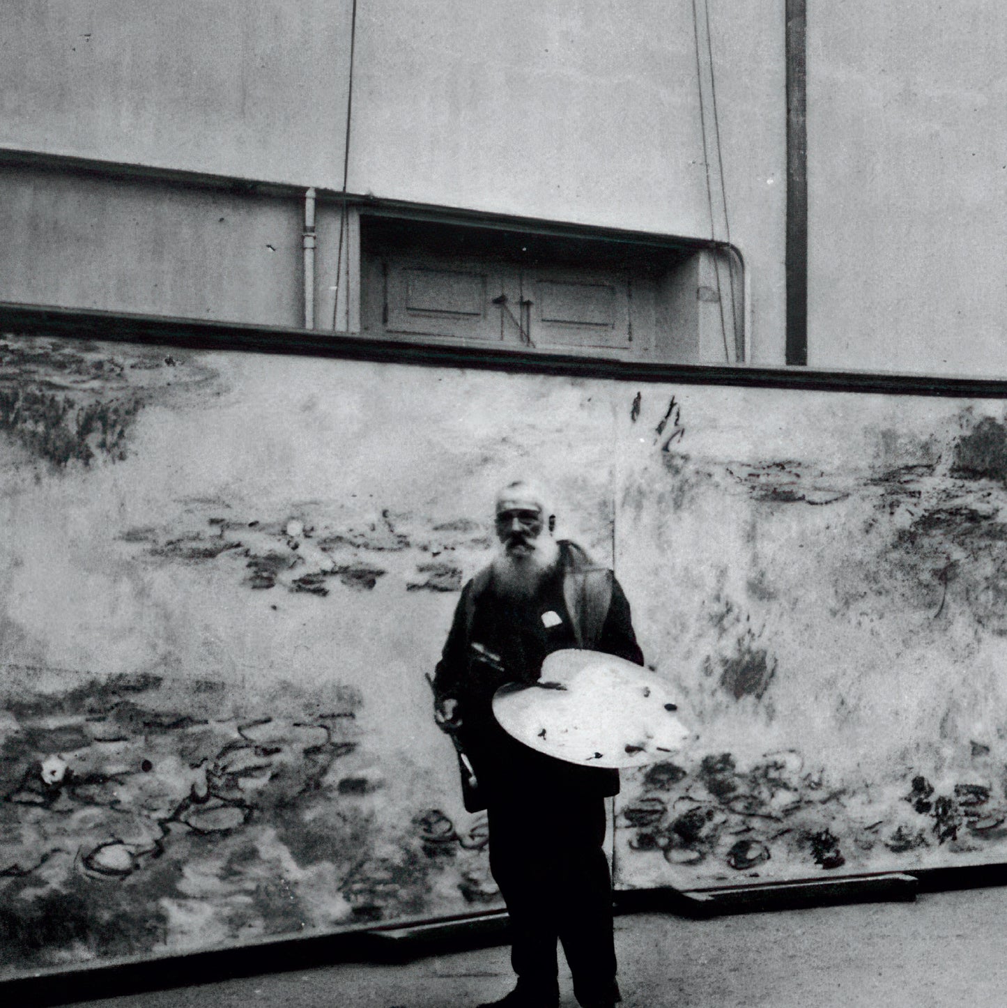 Claude Monet In His Studio, 1920