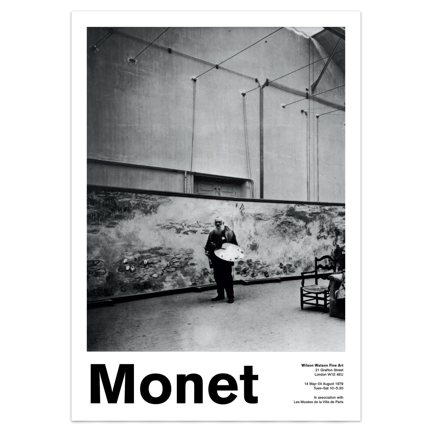 Claude Monet In His Studio, 1920