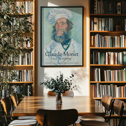 Claude Monet Exhibition Poster, Portrait of Père Paul Le Chef