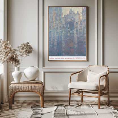 Claude Monet Exhibition Poster - 'The Portal of Rouen Cathedral in the Morning Light' 1894