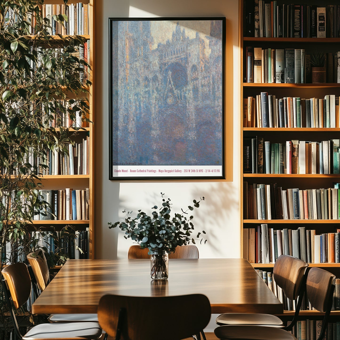 Claude Monet Exhibition Poster - 'The Portal of Rouen Cathedral in the Morning Light' 1894