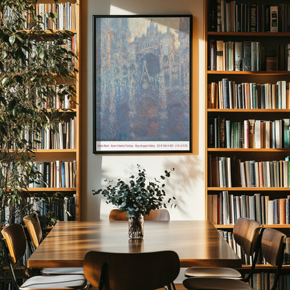 Claude Monet Exhibition Poster - 'The Portal of Rouen Cathedral in the Morning Light' 1894