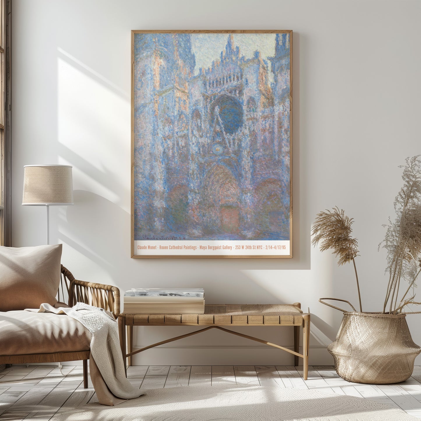 Claude Monet Exhibition Poster - 'Rouen Cathedral, West Façade' 1894