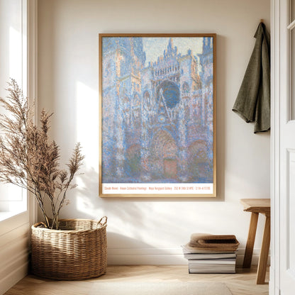 Claude Monet Exhibition Poster - 'Rouen Cathedral, West Façade' 1894