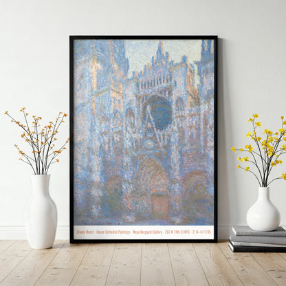 Claude Monet Exhibition Poster - 'Rouen Cathedral, West Façade' 1894