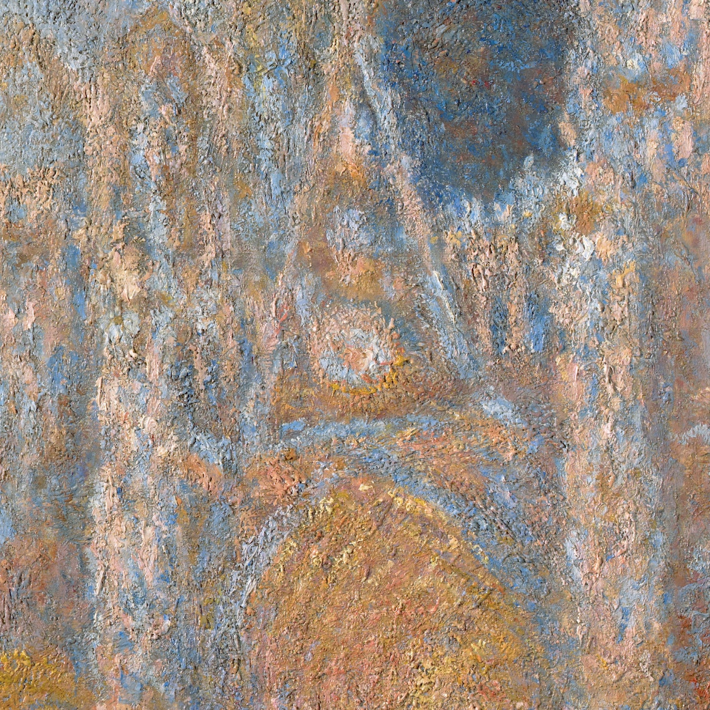 Claude Monet Exhibition Poster - 'Rouen Cathedral, The Façade in Sunlight' 1894