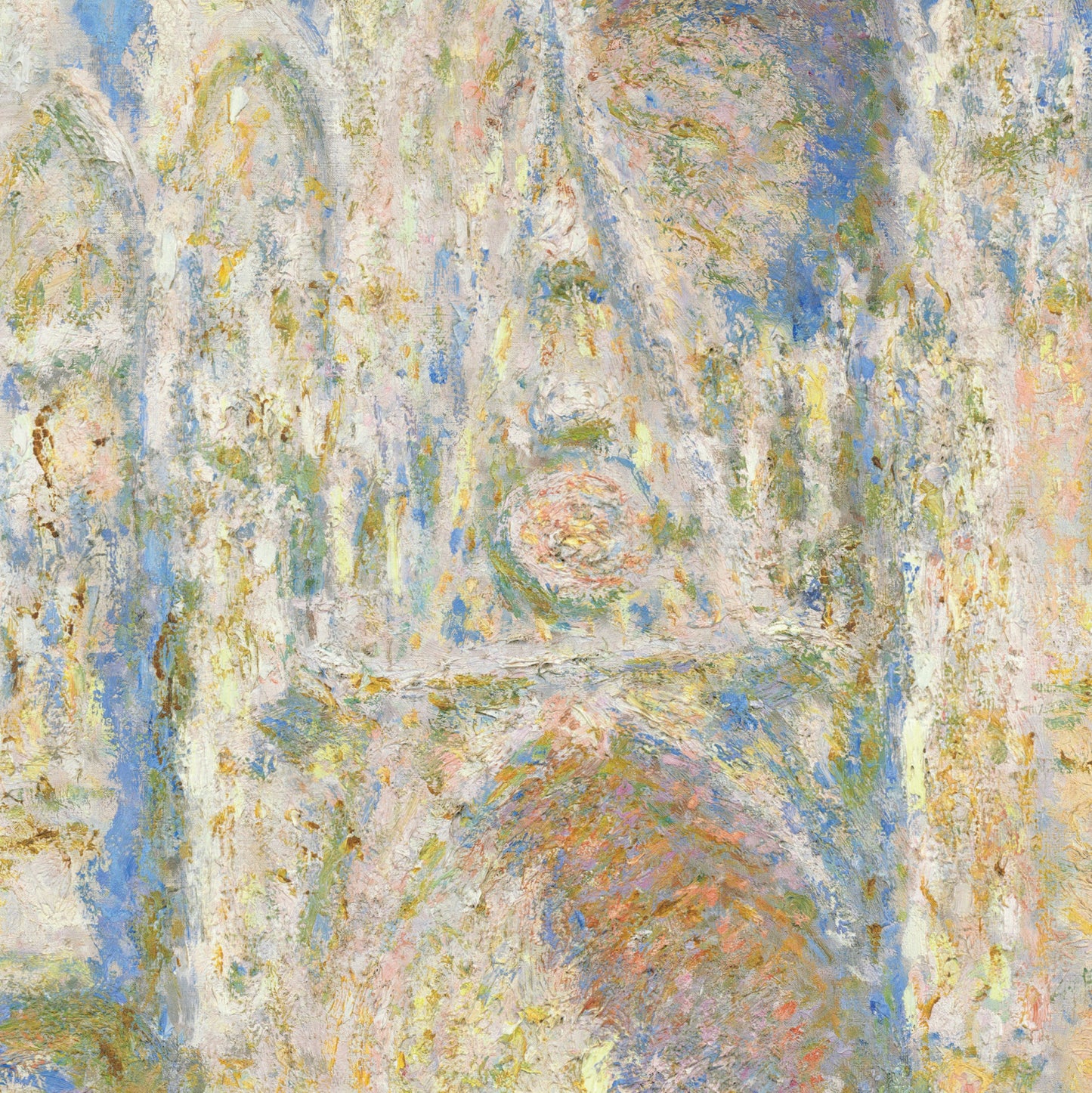 Claude Monet Exhibition Poster - 'Rouen Cathedral, West Façade, Sunlight' 1894