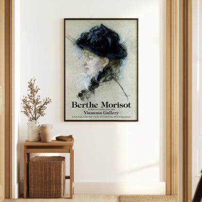 Vintage 1970s Berthe Morisot Exhibition Poster - French Impressionist Art Print