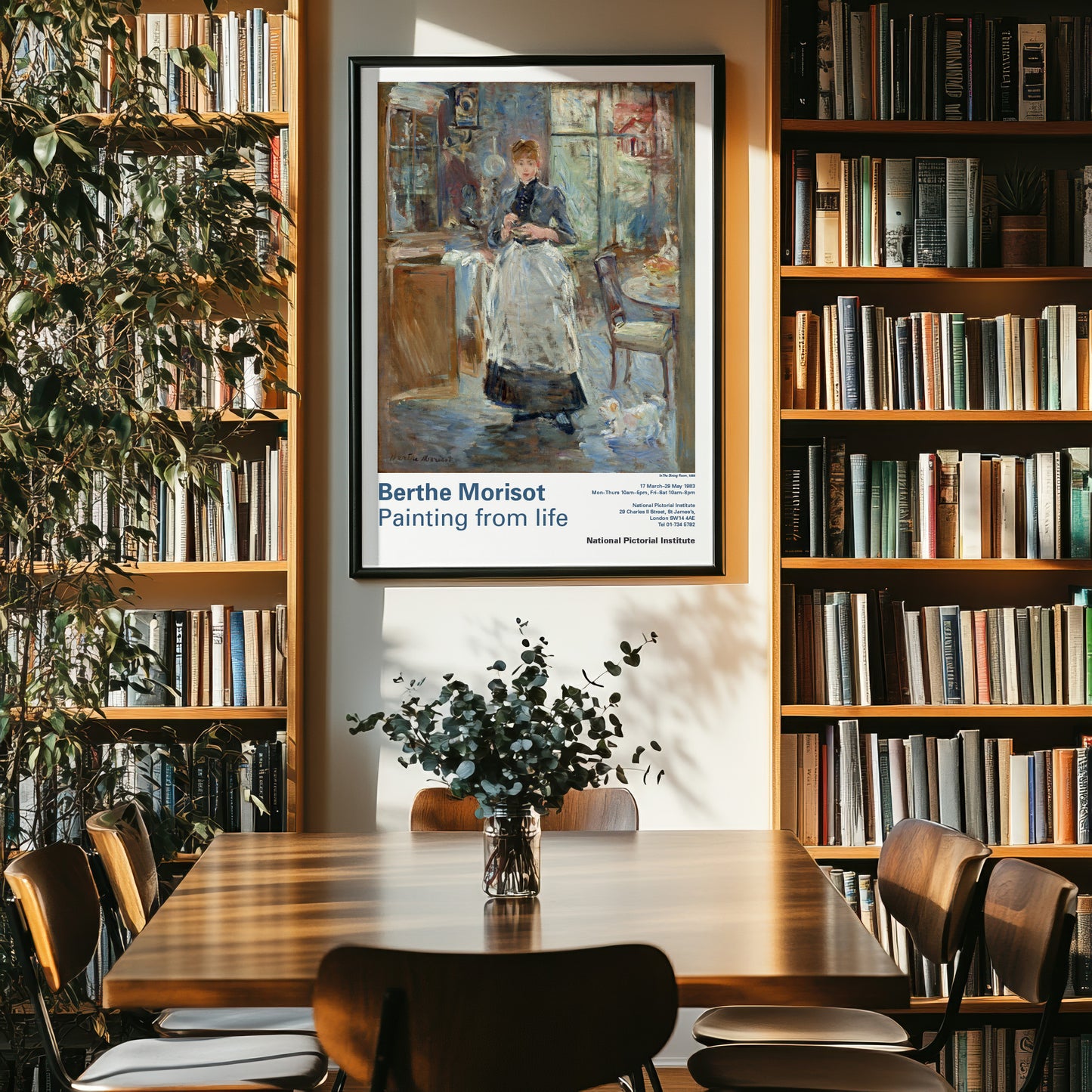 Berthe Morisot Exhibition Poster - In The Dining Room