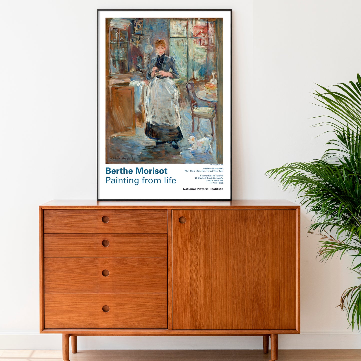 Berthe Morisot Exhibition Poster - In The Dining Room