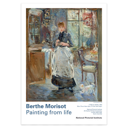 Berthe Morisot Exhibition Poster - In The Dining Room