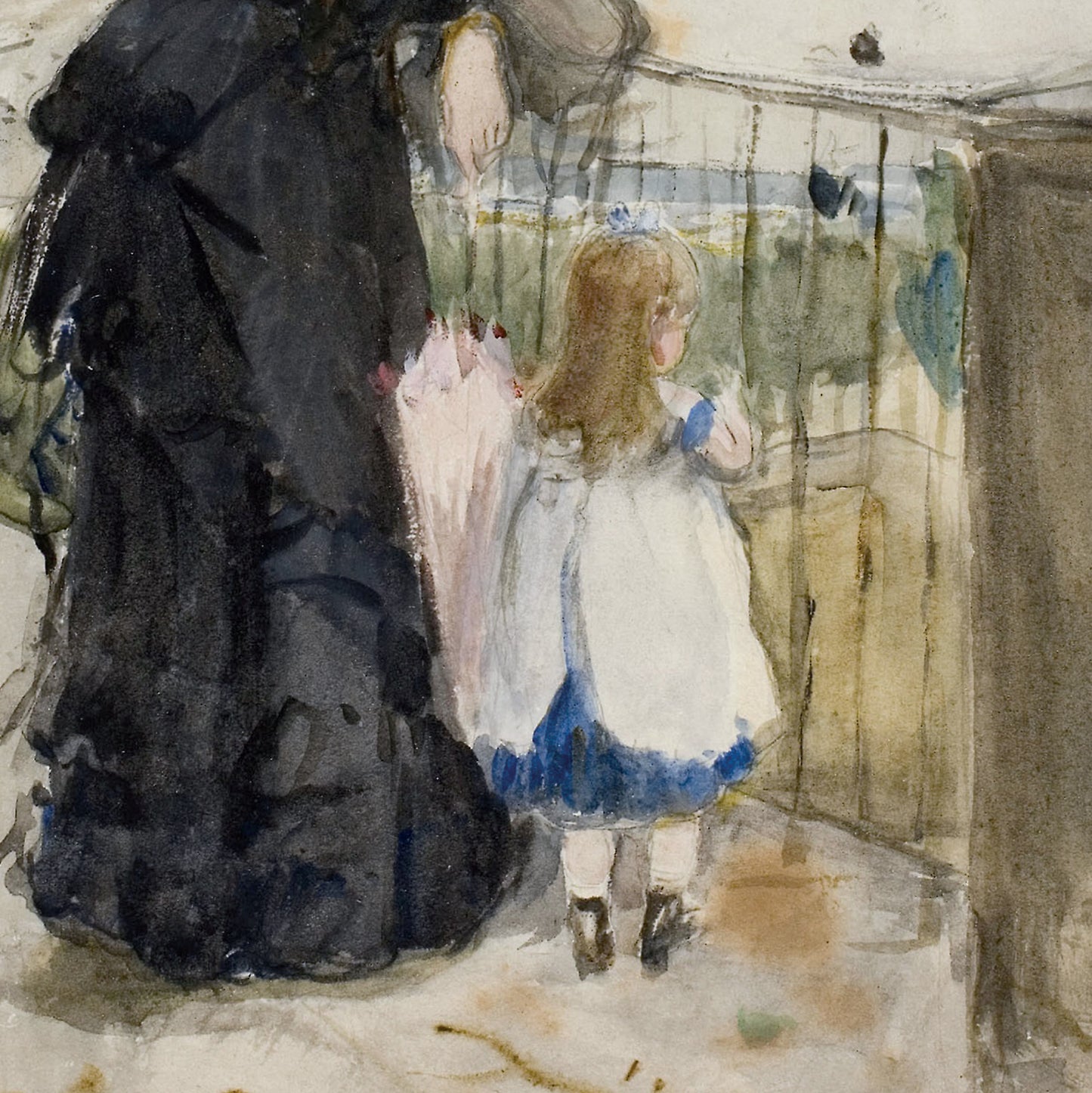 Berthe Morisot Watercolour Exhibition Poster