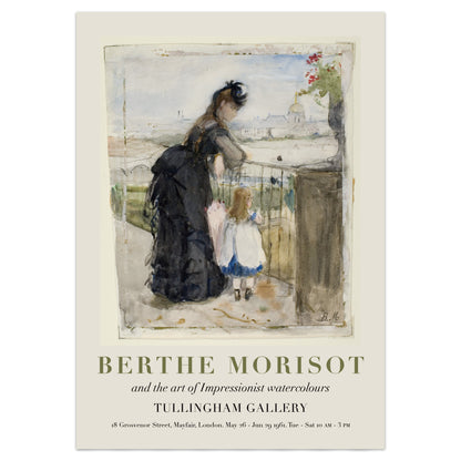 Berthe Morisot Watercolour Exhibition Poster