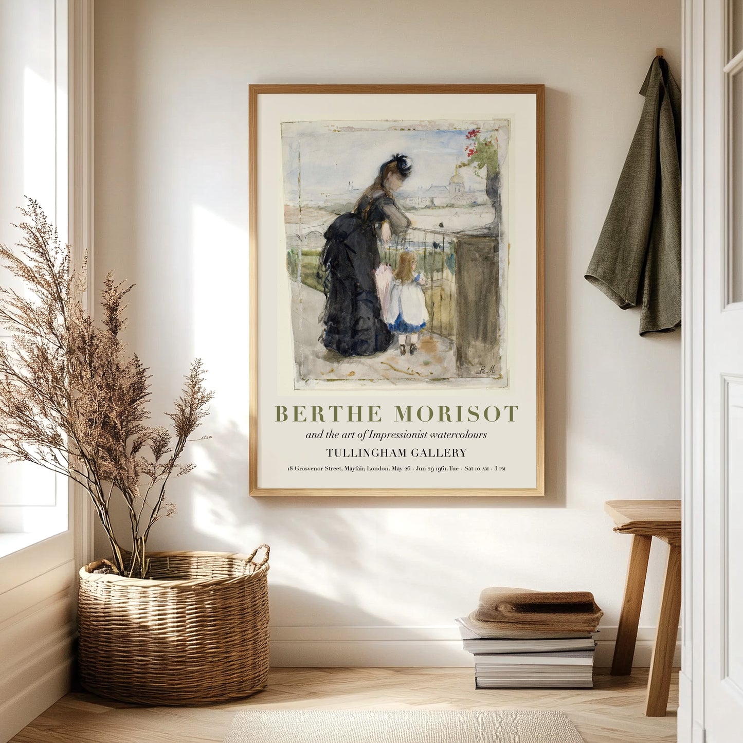 Berthe Morisot Watercolour Exhibition Poster