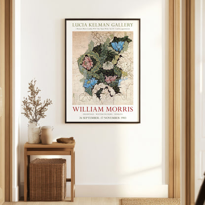 William Morris Drawings & Designs Exhibition Poster