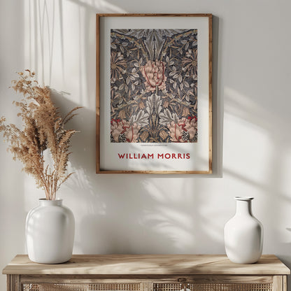 William Morris Exhibition Poster, Honeysuckle Design