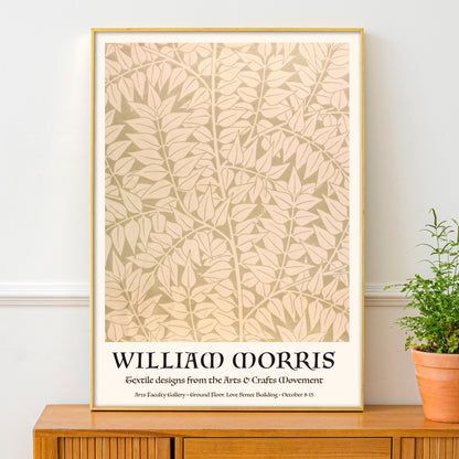 William Morris Print: Branch Pattern Exhibition Poster