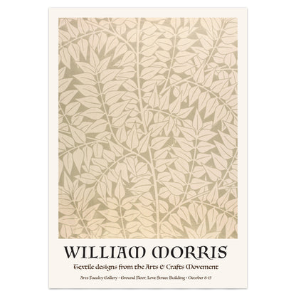 William Morris Print: Branch Pattern Exhibition Poster