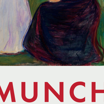 Edvard Munch 'Mother and Daughter' Exhibition Poster