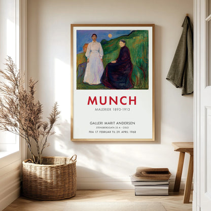 Edvard Munch 'Mother and Daughter' Exhibition Poster