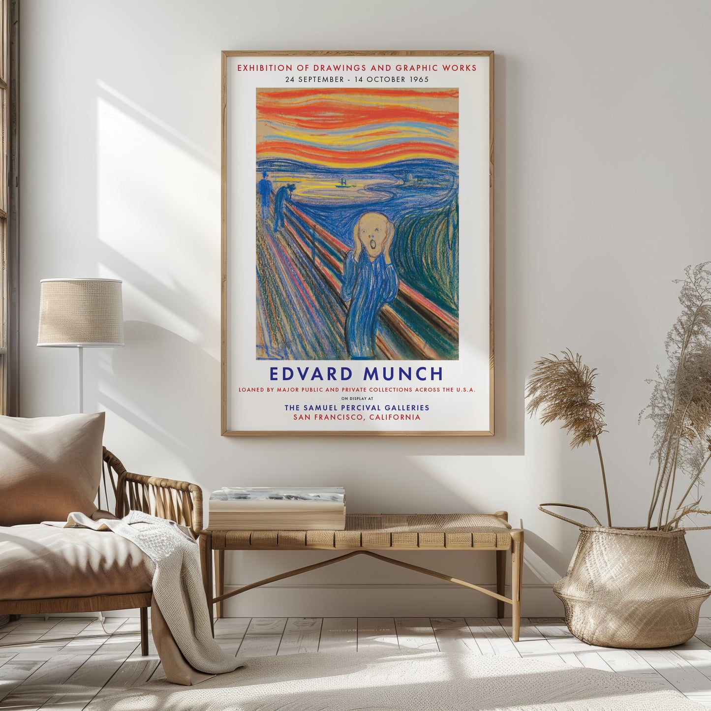 Edvard Munch 'The Scream' Exhibition Poster