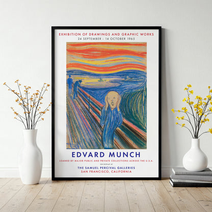 Edvard Munch 'The Scream' Exhibition Poster