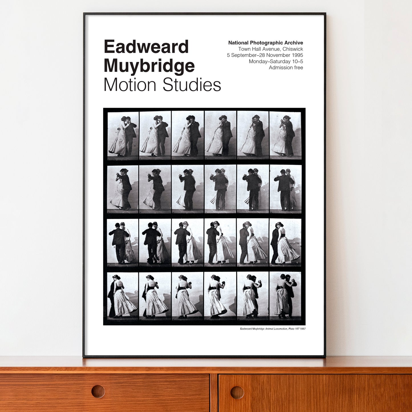 Eadweard Muybridge Exhibition Poster Print