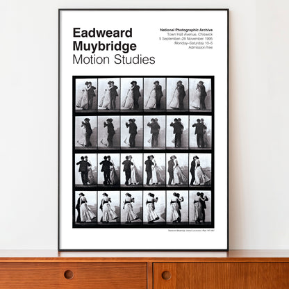 Eadweard Muybridge Exhibition Poster Print