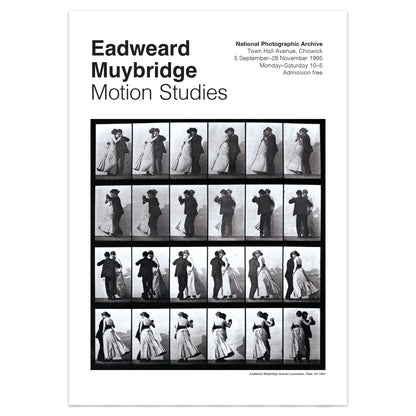 Eadweard Muybridge Exhibition Poster Print