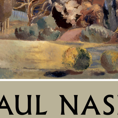 Paul Nash Exhibition Poster - 'Landscape of the Moon's First Quarter' 1943