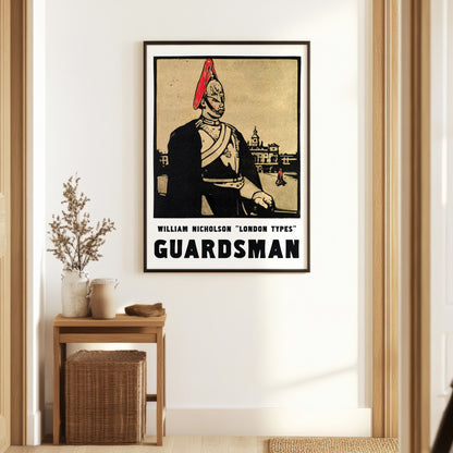 William Nicholson 'London Types' Guardsman Poster