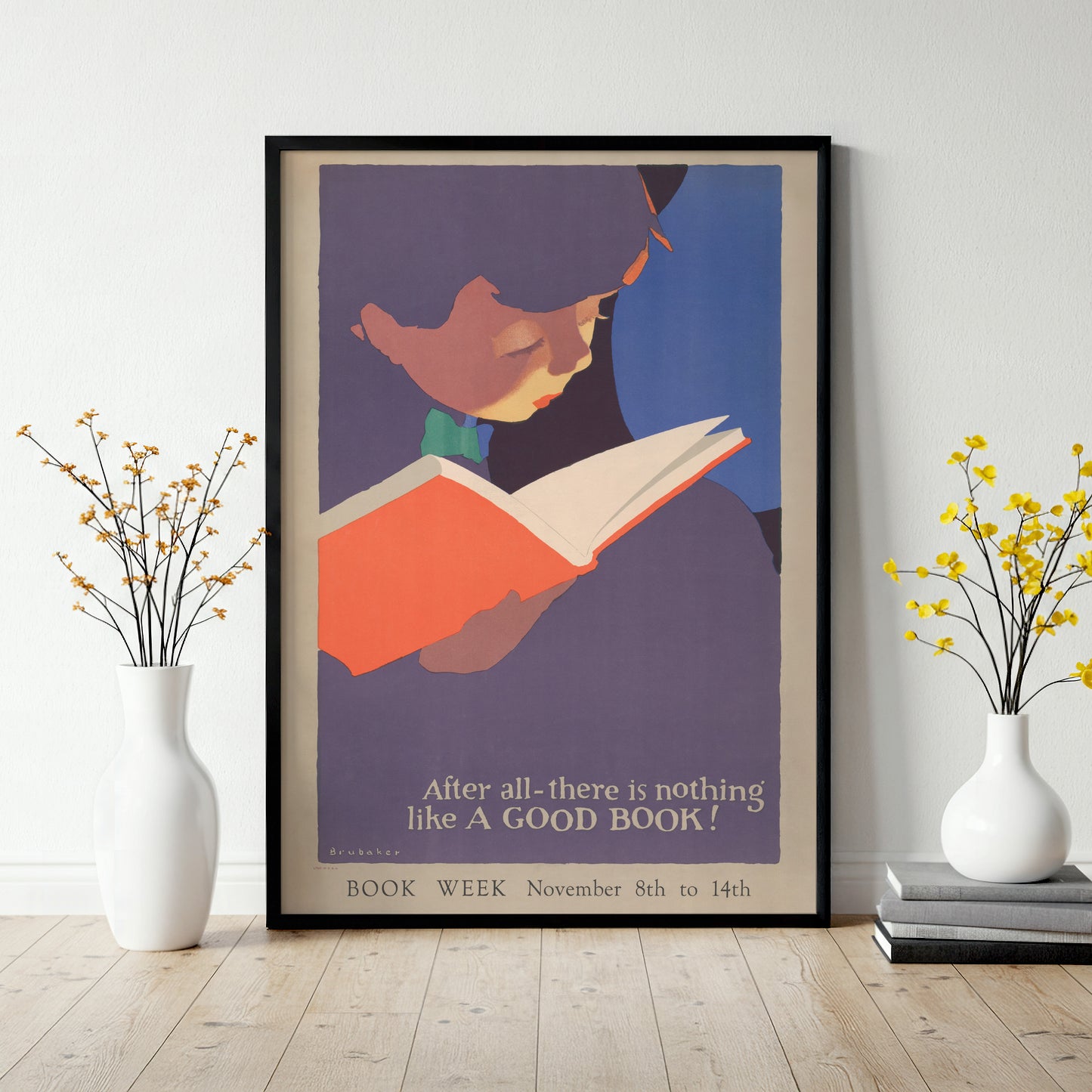 Book Week 1925 Poster - 'There Is Nothing Like A Good Book'