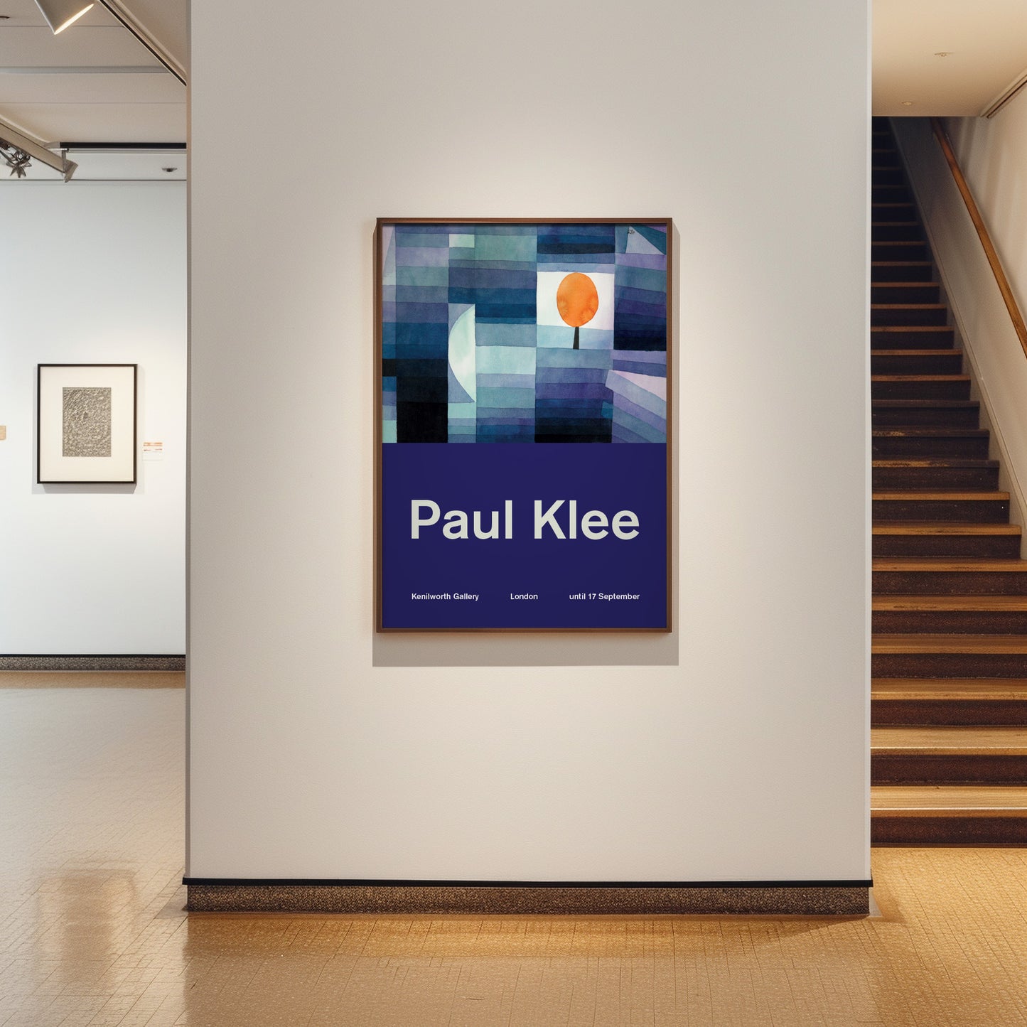 Paul Klee Exhibition Poster - Harbinger of Autumn, 1922