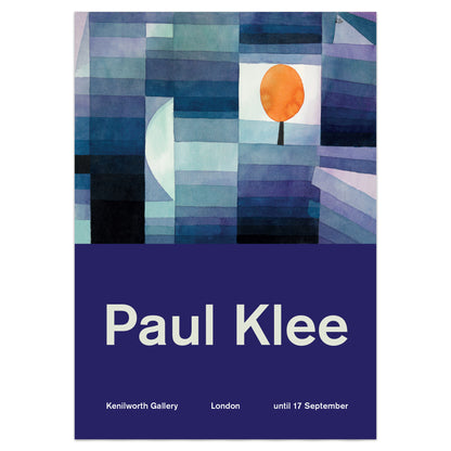 Paul Klee Exhibition Poster - Harbinger of Autumn, 1922