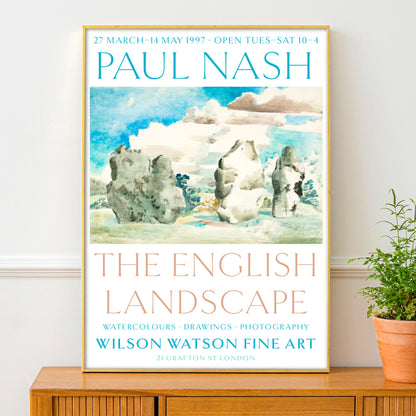 Paul Nash Exhibition Poster - 'Avebury' 1936