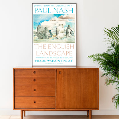 Paul Nash Exhibition Poster - 'Avebury' 1936