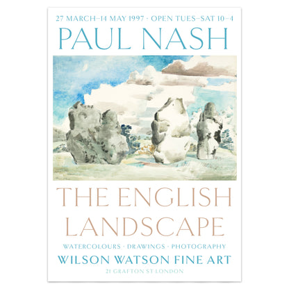 Paul Nash Exhibition Poster - 'Avebury' 1936