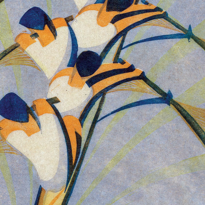 Cyril Power ‘The Eight’ Poster – 1930 Modernist Linocut Print