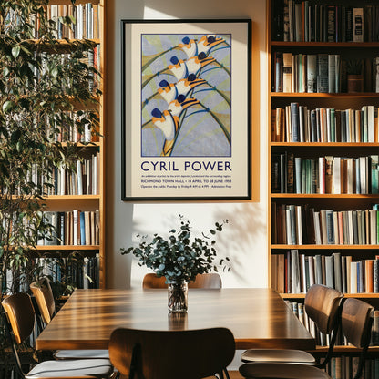 Cyril Power ‘The Eight’ Poster – 1930 Modernist Linocut Print