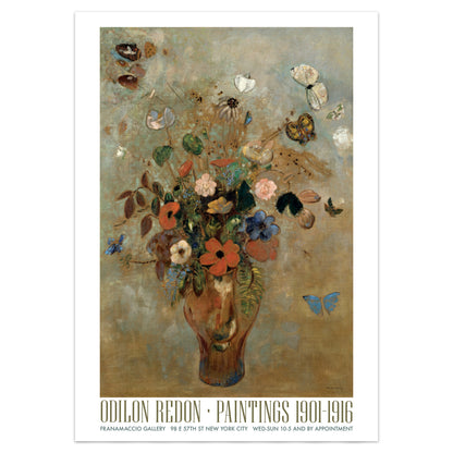 Odilon Redon Exhibition Poster - Still Life With Flowers, 1905
