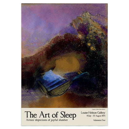Odilon Redon Exhibition Poster, Orpheus, The Art Of Sleep