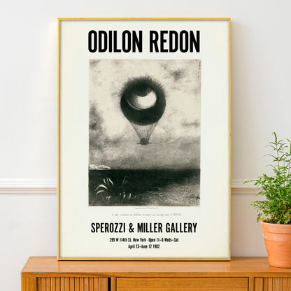 Odilon Redon Exhibition Poster - 'The Eye, Like A Strange Balloon'